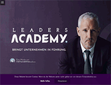 Tablet Screenshot of leaders-academy.com